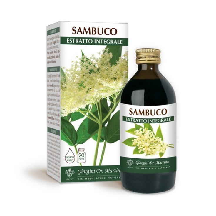 Sambuco Fiori Integraler Extrakt Dr. Giorgini 200ml