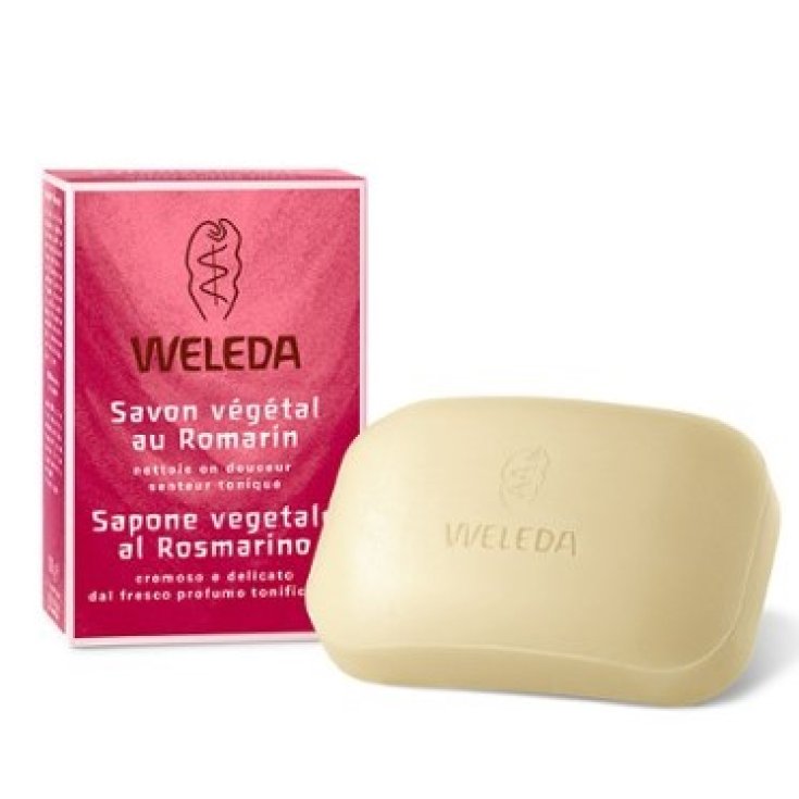 Weleda Rosmarin Pflanzenseife 100g