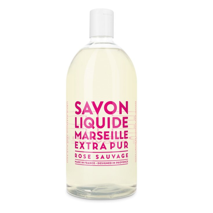 Savon Liquide de Marseille Rose Sauvage Compagnie de Provence 1l