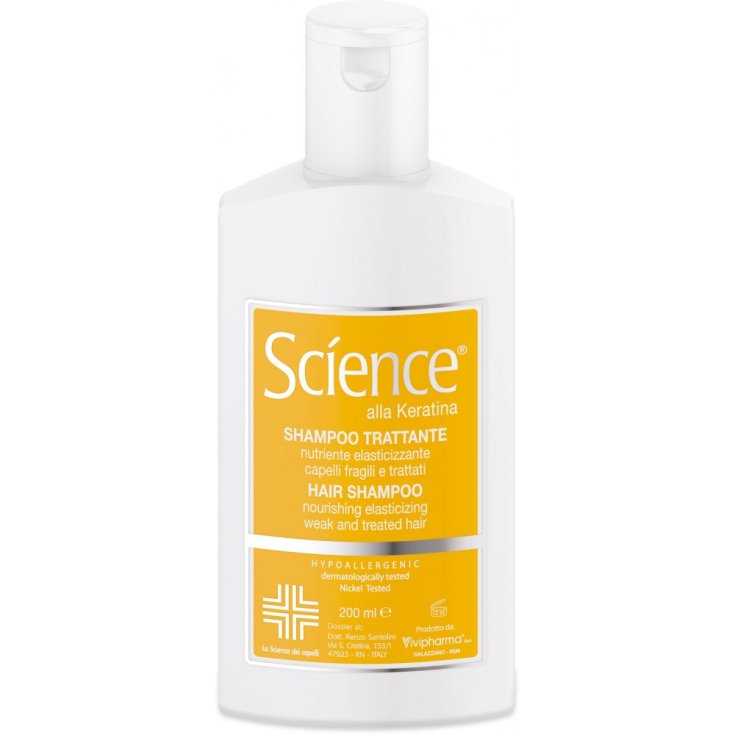 Science Nourishing Elasticizing Treatment Shampoo Fragiles und behandeltes Haar 200ml