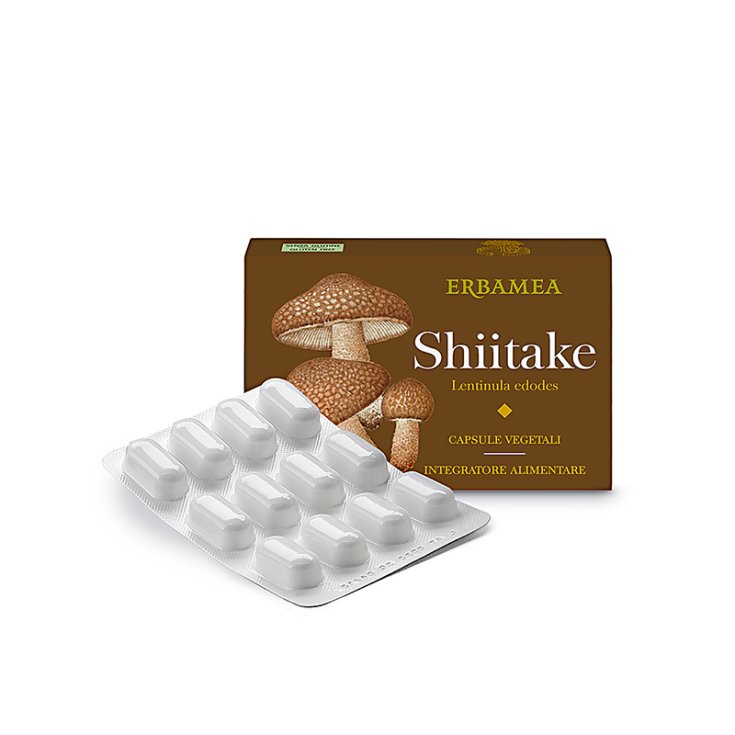 Shiitake Erbamea 24 Vegetarische Kapseln