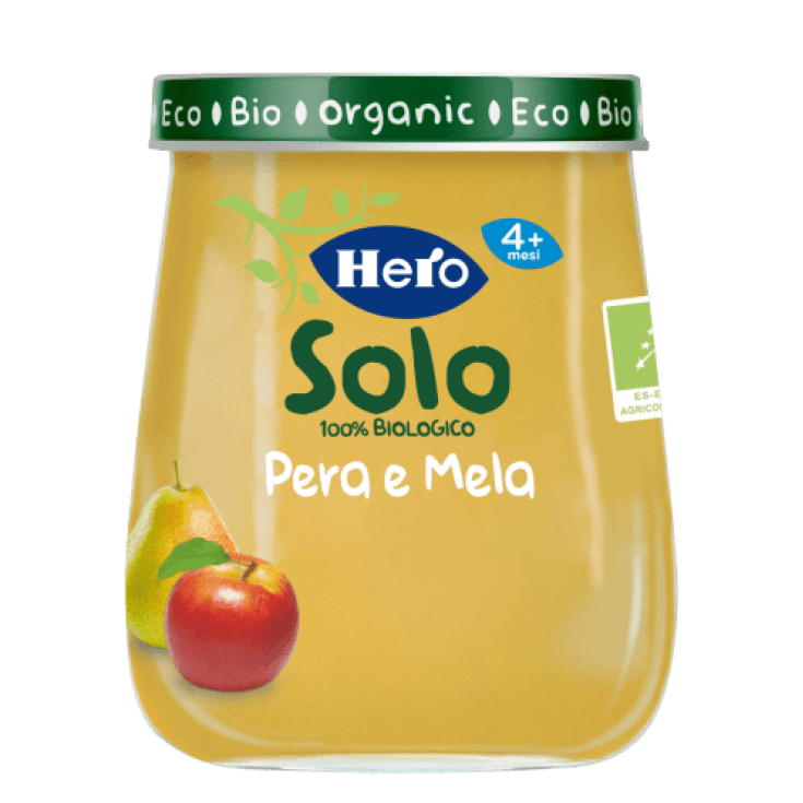 Nur homogenisierter Fruit Hero 120g Bio-Birne und Apfel