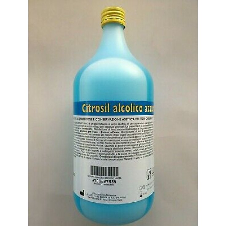 Blaue alkoholische Lösung Desinfektionsmittel Citrosil 1000ml
