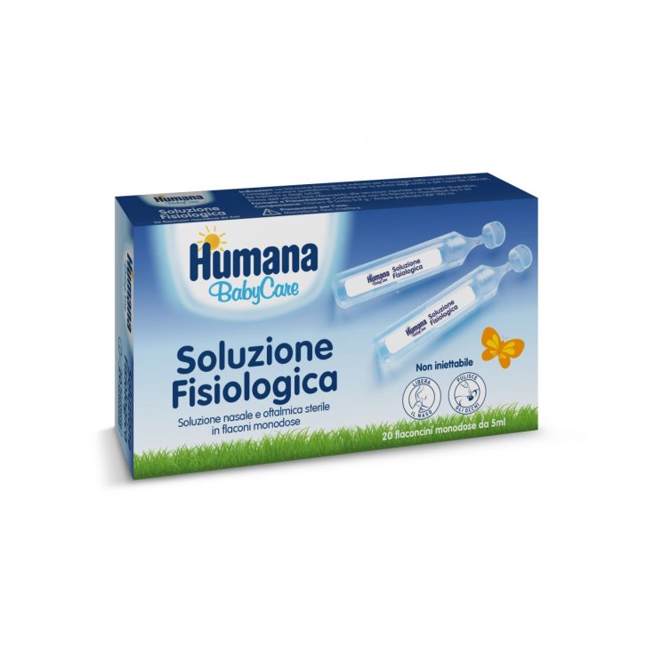 Humana BabyCare Physiologische Lösung 20 Fläschchen mit 5 ml