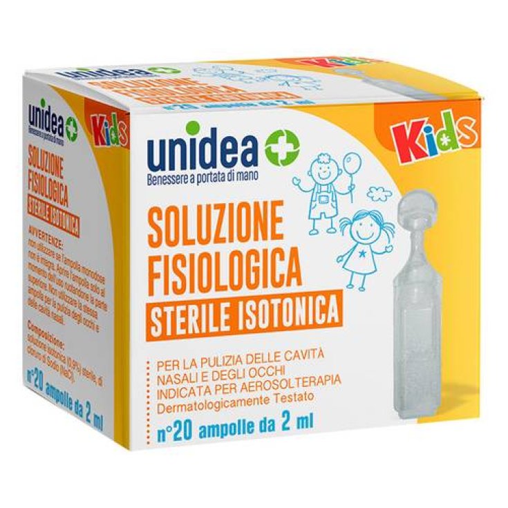 PHYSIOLOGISCHE LÖSUNG Kids unidea 20 Ampullen von 2ml