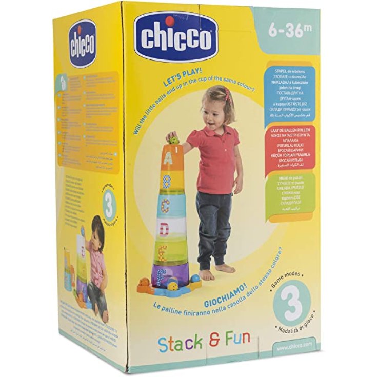 Tower Stack & Fun CHICCO 6-36 Monate