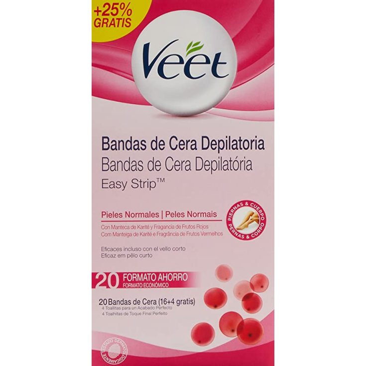 Veet Haarentfernungsstreifen 16 + 4 Stück