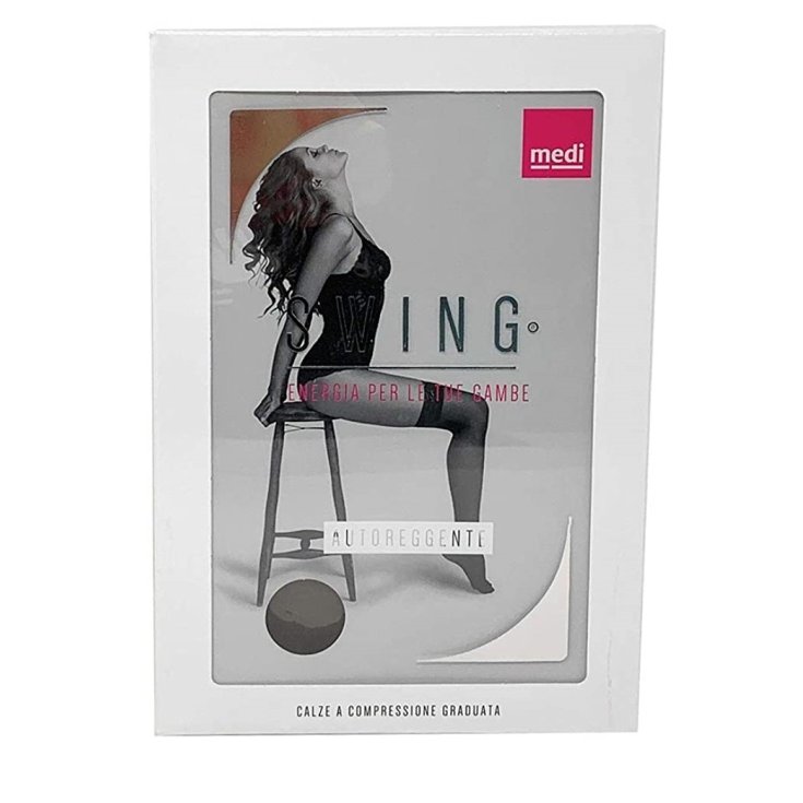 Swing Sensation Hold Up Open Toe 140 DEN Medium Sand Größe 3