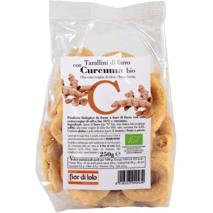 Farro Tarallini mit Kurkuma Fior Di Loto 250g