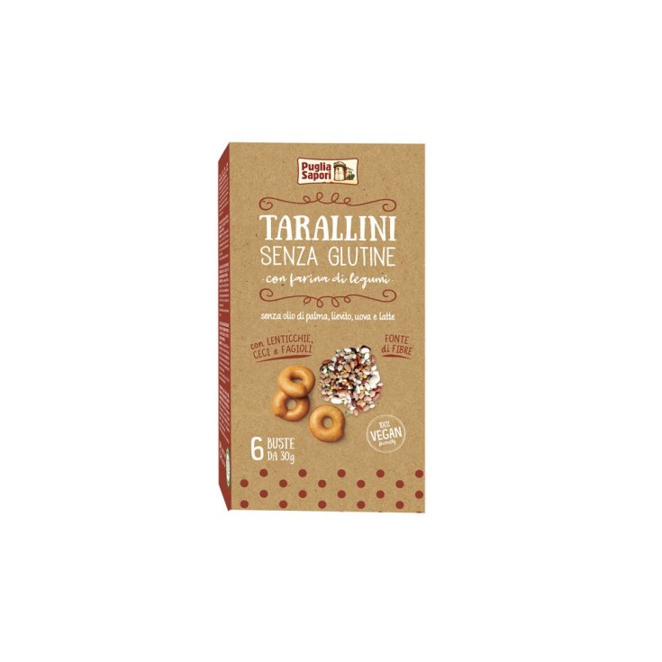 Tarallini mit Hülsenfruchtmehl Sapori Di Puglia 6x30g