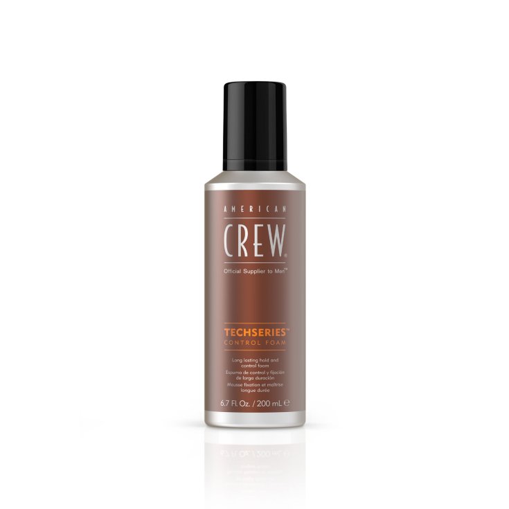 American Crew Techseries Schaum für langanhaltenden Halt und Kontrolle, 200 ml