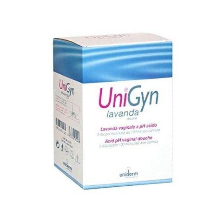 UniGyn Lavendel UNIDERM 5 Einwegflaschen mit Kanüle