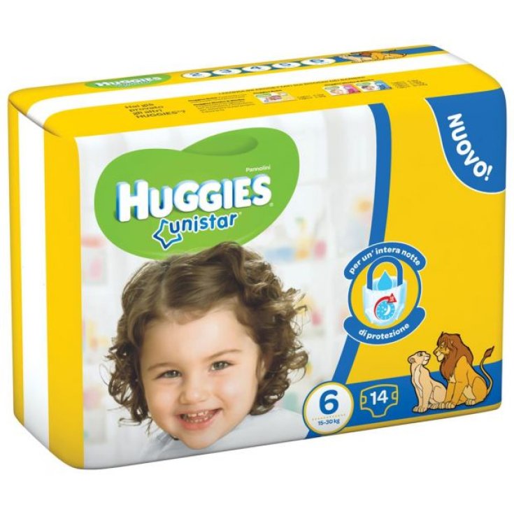 Unistar Huggies® 14 Windeln Größe 6 (15-30 kg)