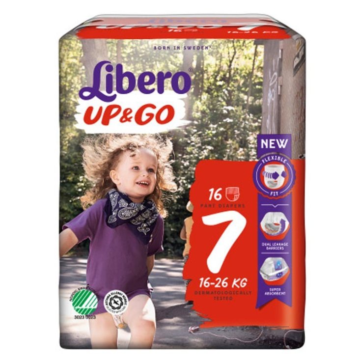 Up & Go Libero® 16 Babywindeln Größe 7 16-26Kg