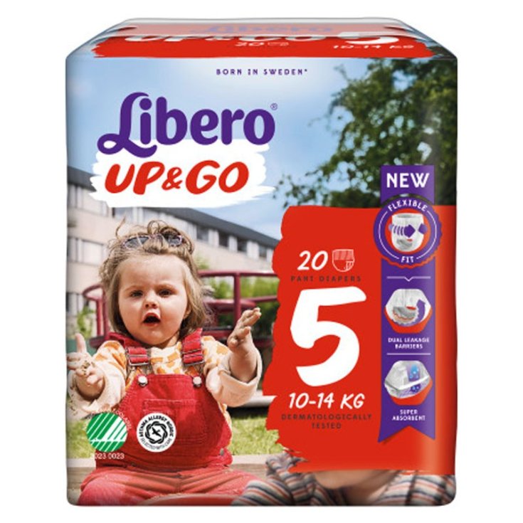 Up & Go Libero® 20 Babywindeln Größe 5 10-14Kg