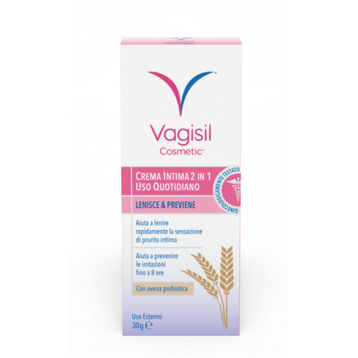 Vagisil® 2-in-1 Intimcreme tägliche Anwendung Kamm 30g