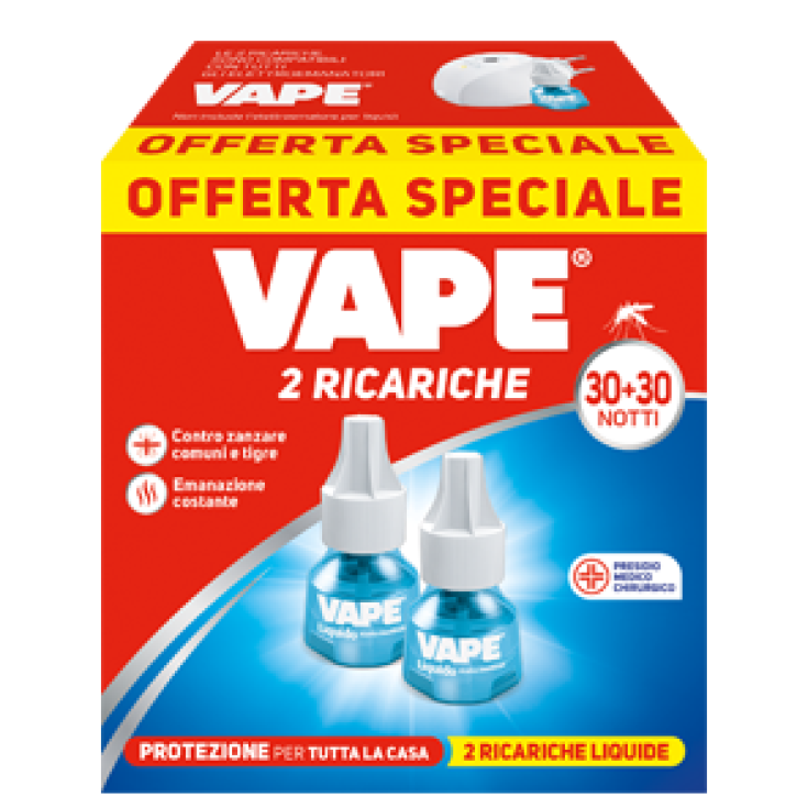 2 Liquid-Nachfüllungen 30 + 30 VAPE-Nächte