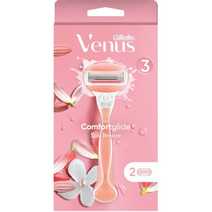 Venus Comfotglide Spa Breeze GILLETTE 1 Rasierer + 2 Klingen