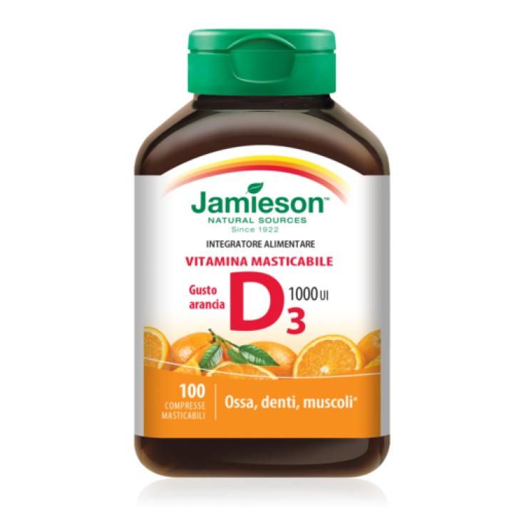Kaubares Vitamin D Jamieson 100 Tabletten