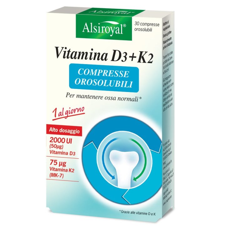 Vitamin D3 + K2 Alsiroyal® 30 Tabletten