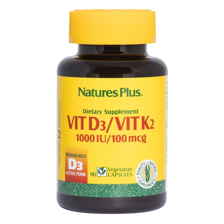 VIT D3 / VIT K2 1000UI Nature's Plus 90 Kapseln