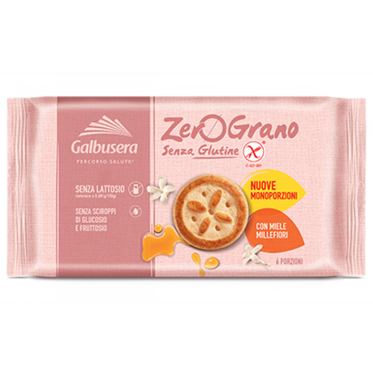 ZeroGrano Shortbread Honey Millefiori Galbusera 220g