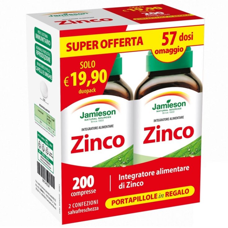 Zink Duopack Jamieson 2x100 Tabletten