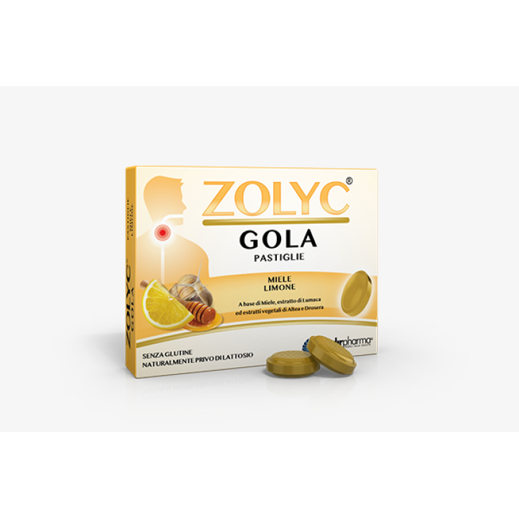 Zolyc Throat Shedir Pharma 36 Honig-Zitronen-Tabletten
