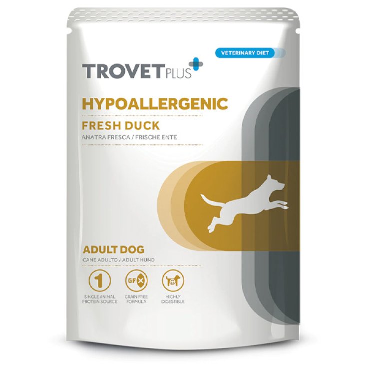 TP WET DOG HYPO DUCK 100G