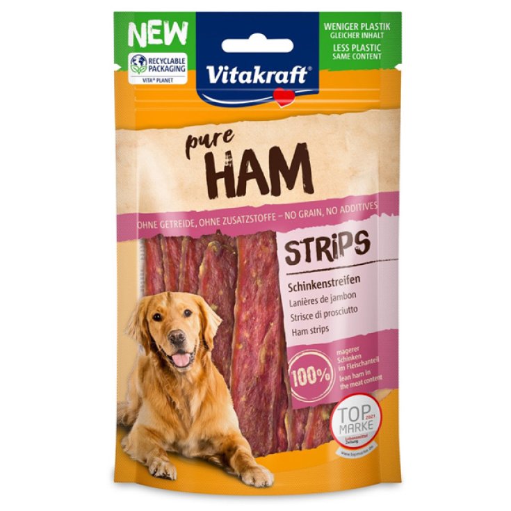 Hundesnack Reine Schinkenfleischstreifen von P