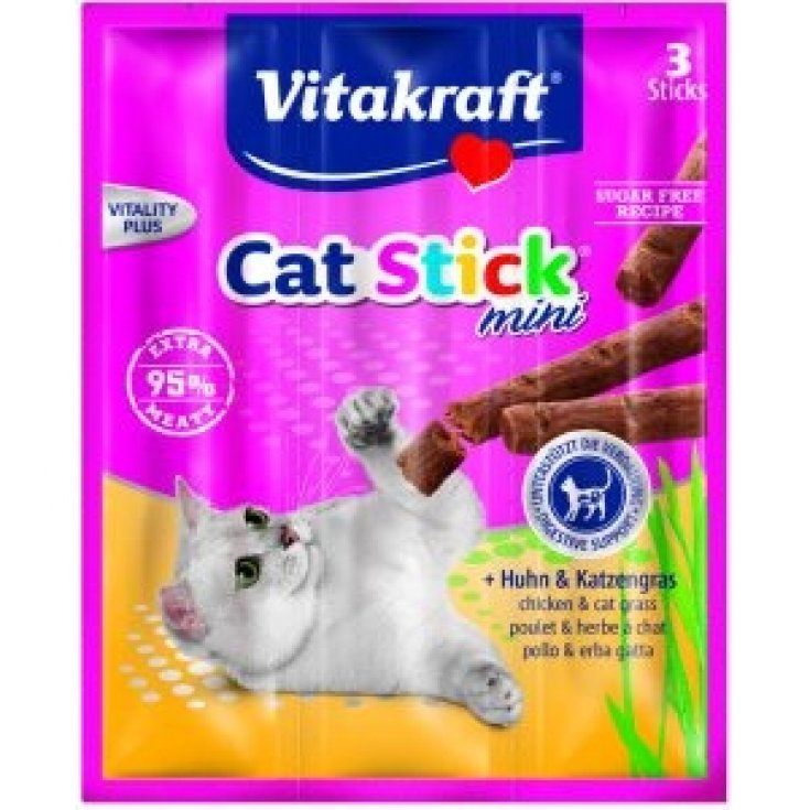 Mini Cat Stick Huhn & Katzenminze – 18 GR