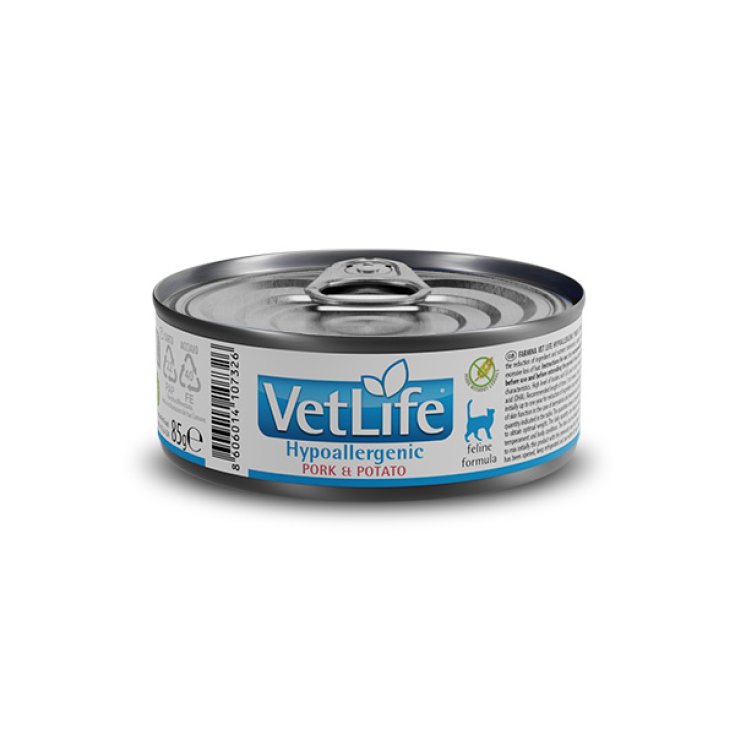 VET LIFE CAT HYPO SCHWEIN & KARTOFFEL 85 GR