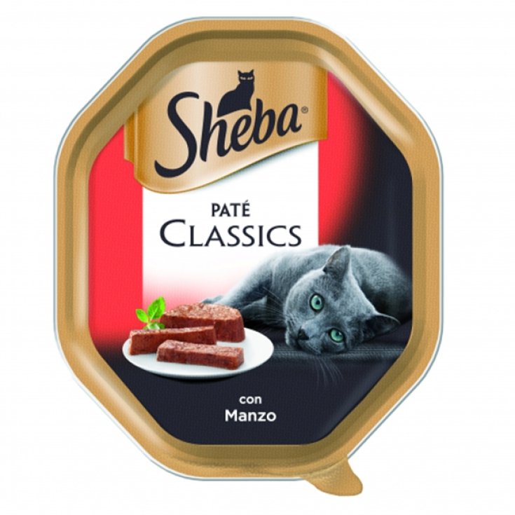 SHEBA PATE' KLASSISCHES RINDFLEISCH 85G