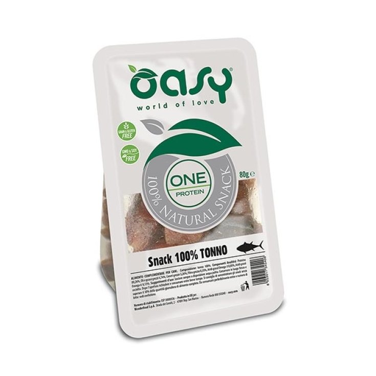 OASY SNACK DOG ONE PROT TUNA