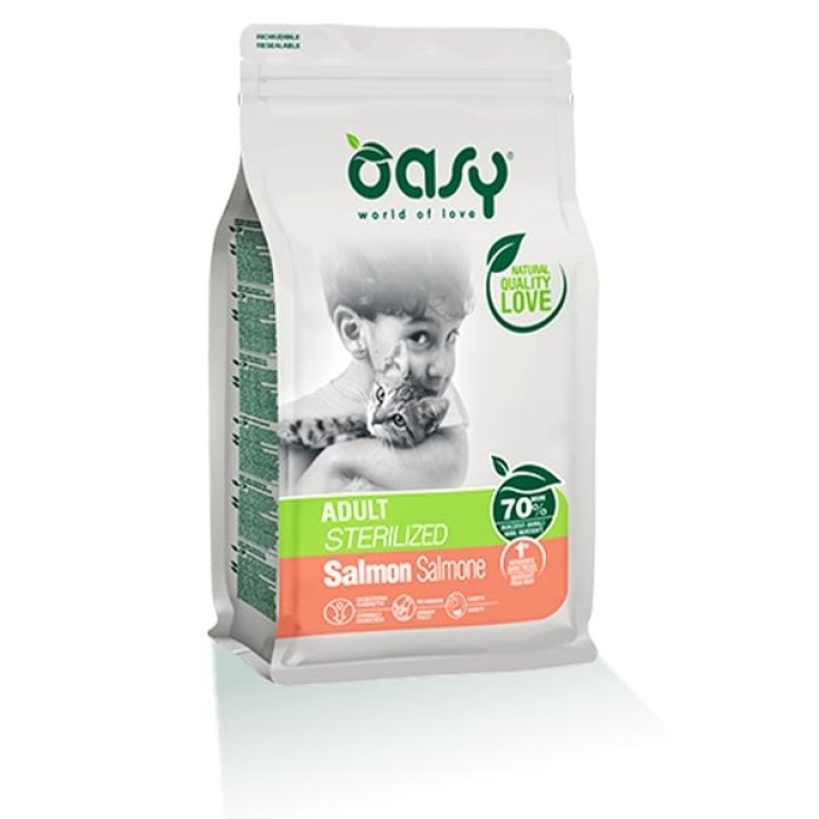 OASY DRY CAT AD ST SALM 300G N