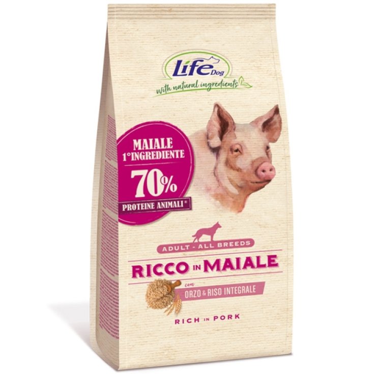 Life Dog reich an Schweinefleisch – 12 kg