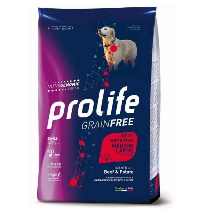 PROLIFE DOG GF AD BEEF&POT10KG