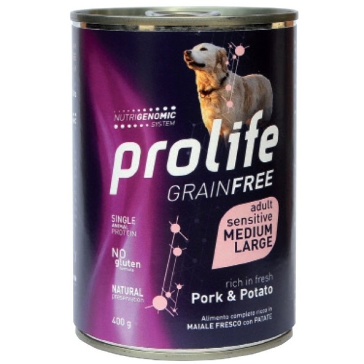 PROLIFE DOG GF AD PORK&POT400G