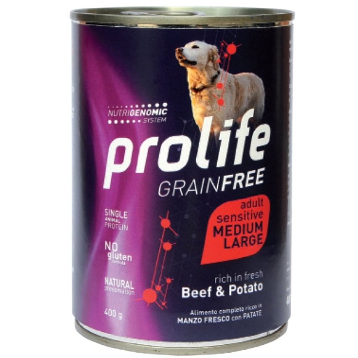 PROLIFE DOG GF AD BEEF&POT400G