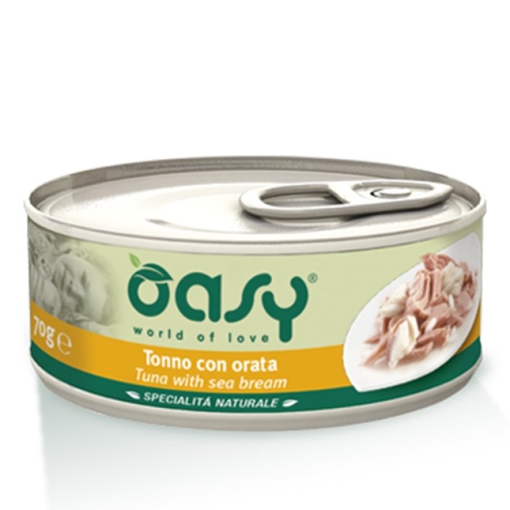 OASY WET CAT THUNFISCH MIT MEERBRASSE70G