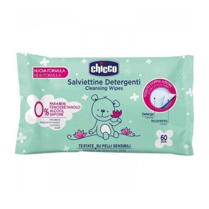 CHICCO WIPES DETERG 60 ST
