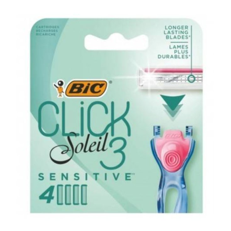 BIC CLICK SOLEIL 3 KLINGEN X 4