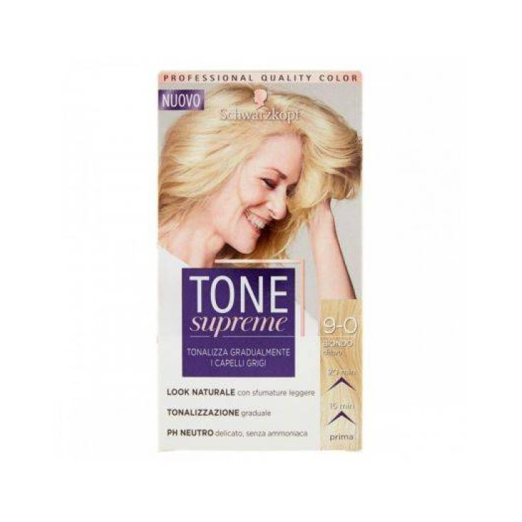 Tone Supreme 9-0 Hellblond Schwarzkopf 1 Kit
