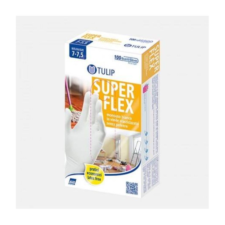 TULIP 100 HANDSCHUHE FLEX WEISS XL