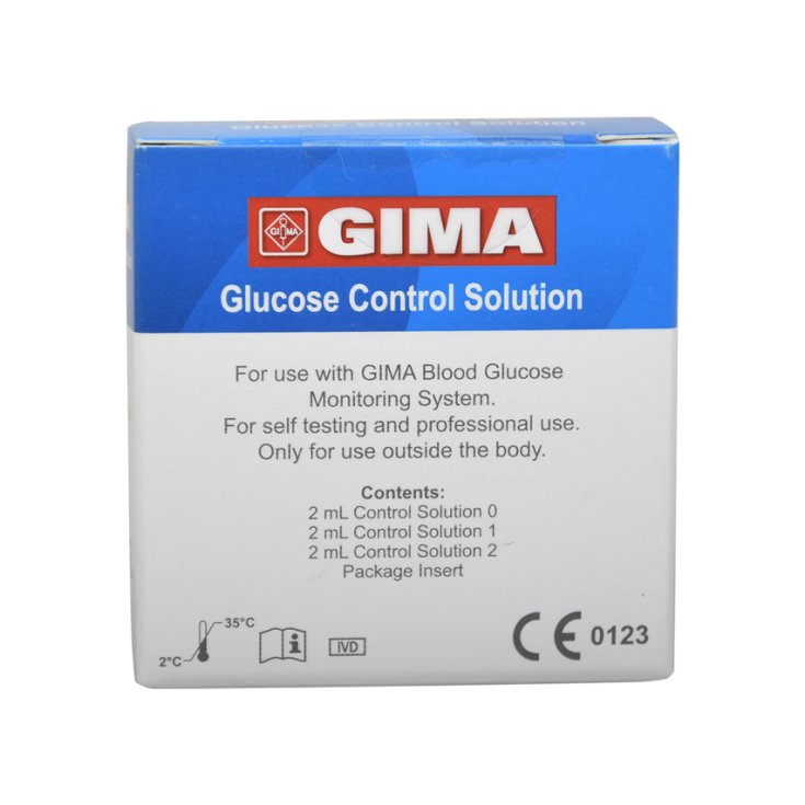 SOLUTION CONT GIMA GLUKOSEMESSGERÄT