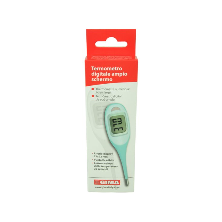 DIGITALES THERMOMETER MIT BREITEM BILDSCHIRM