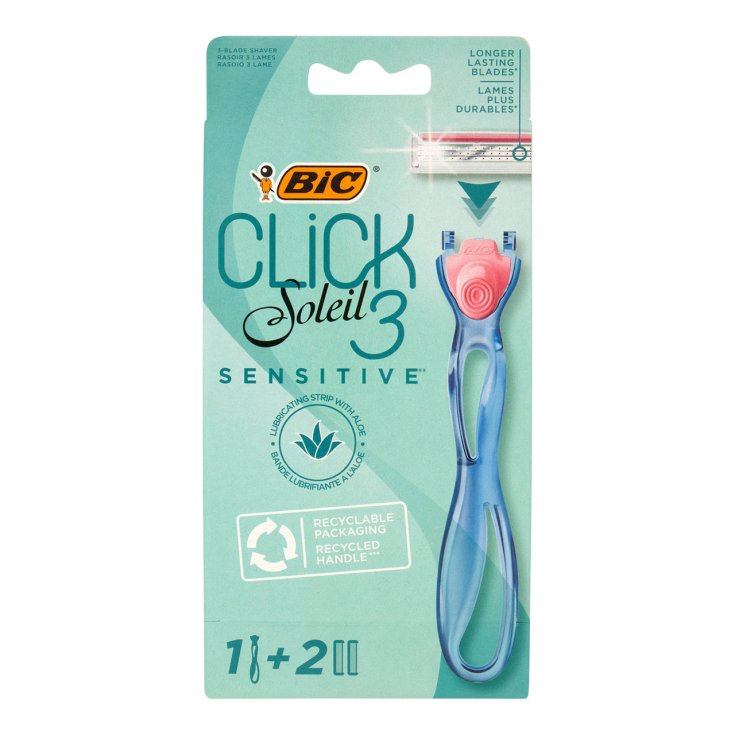 BIC CLICK SOLEIL 3 SENS RASIERER + 2RI