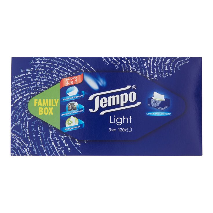 TEMPO FAMILIE TISSUES 3 SPEED BOX 120