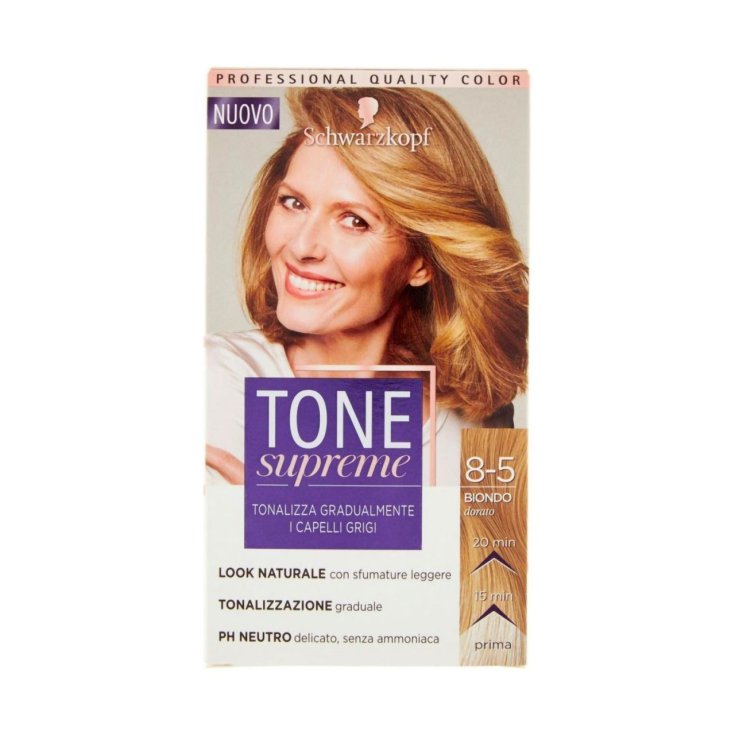 Tone Supreme 8-5 Goldblond Schwarzkopf 1 Kit