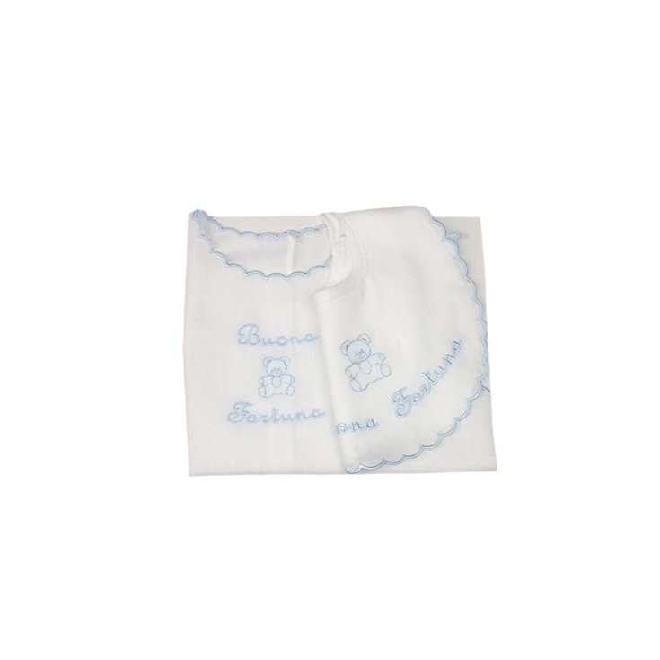 Set Trägershirt Glück ohne Ärmel Newborn Sky Birillini TU